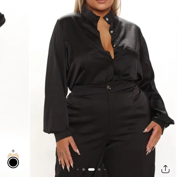 Elegant Black Women's Jumpsuit - Picture 2 of 3